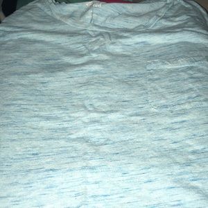 Blue t shirt with pocket